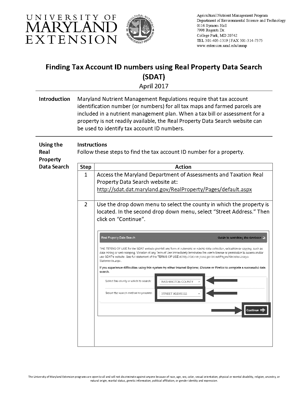 maryland sdat real property tax identification number