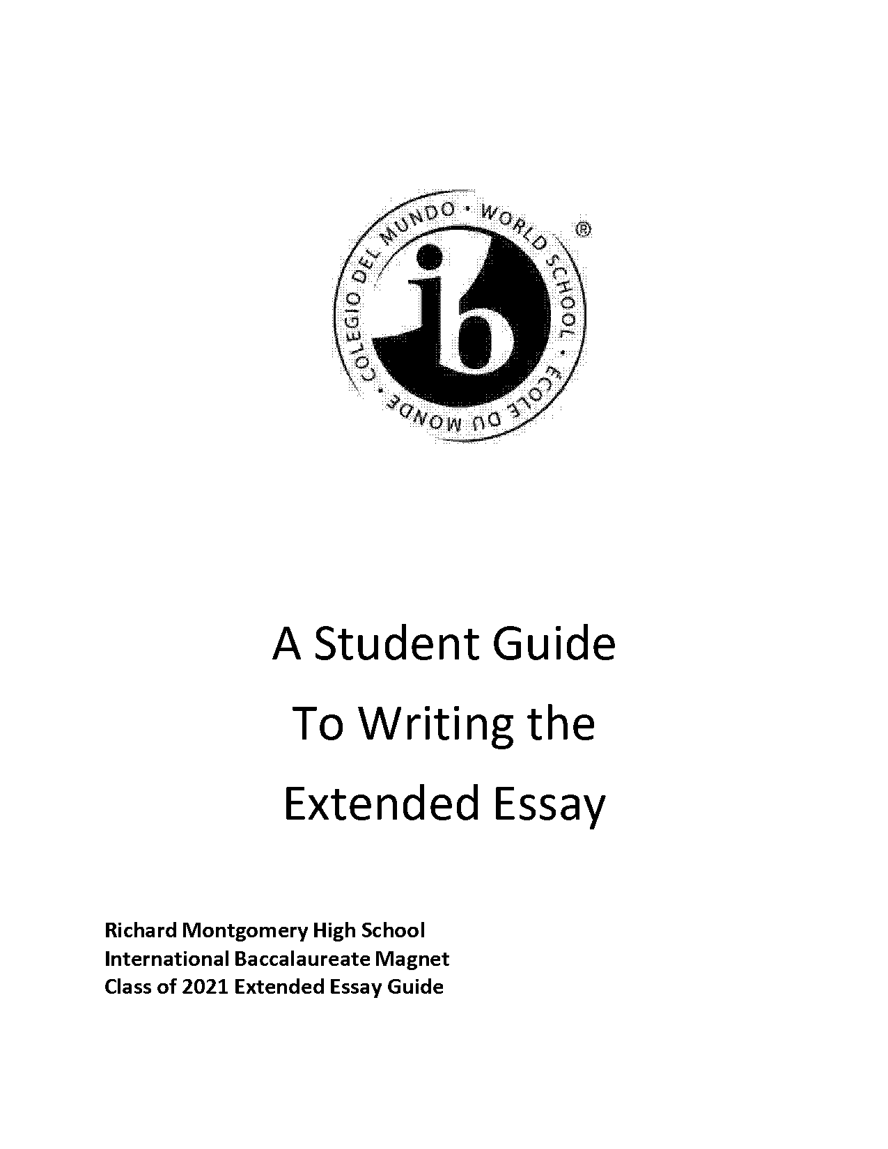 how to write a good extended essay research question