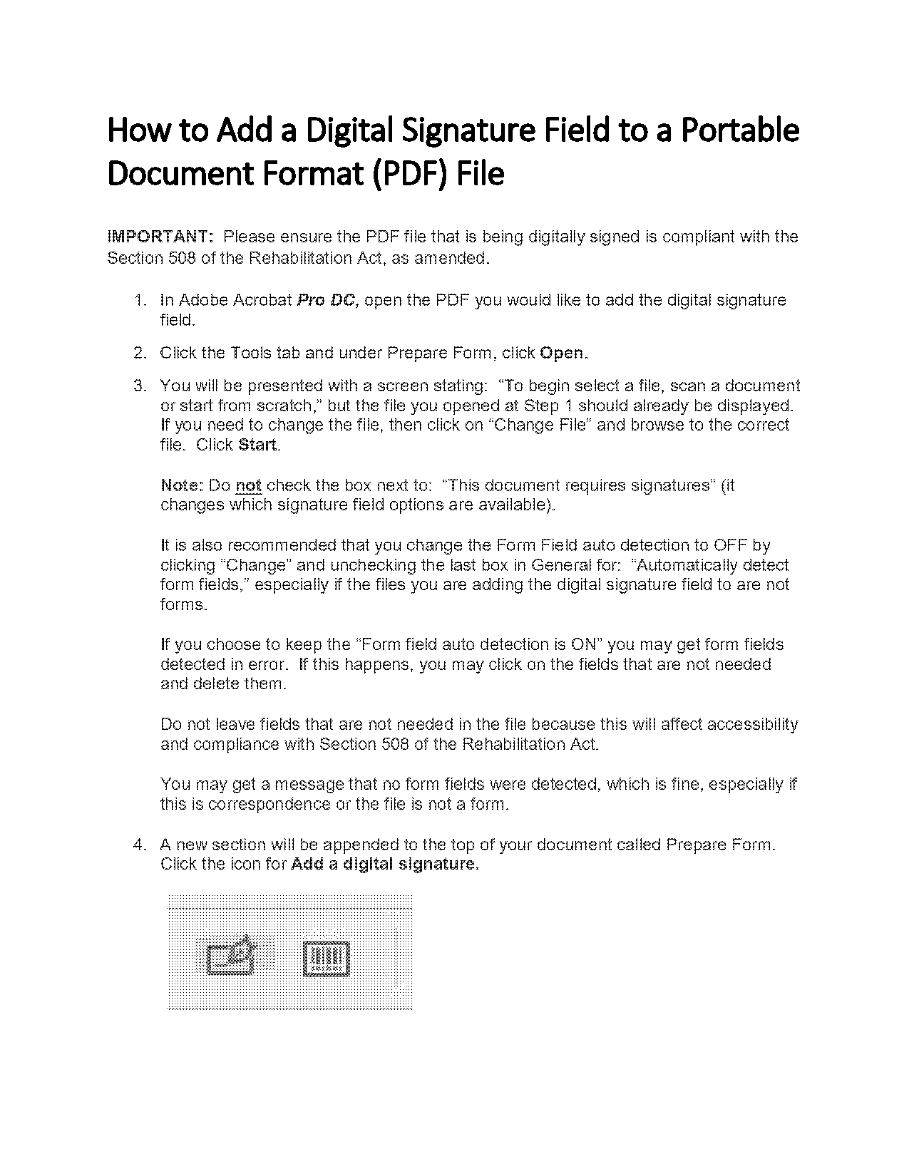 how to digitally sign pdf document