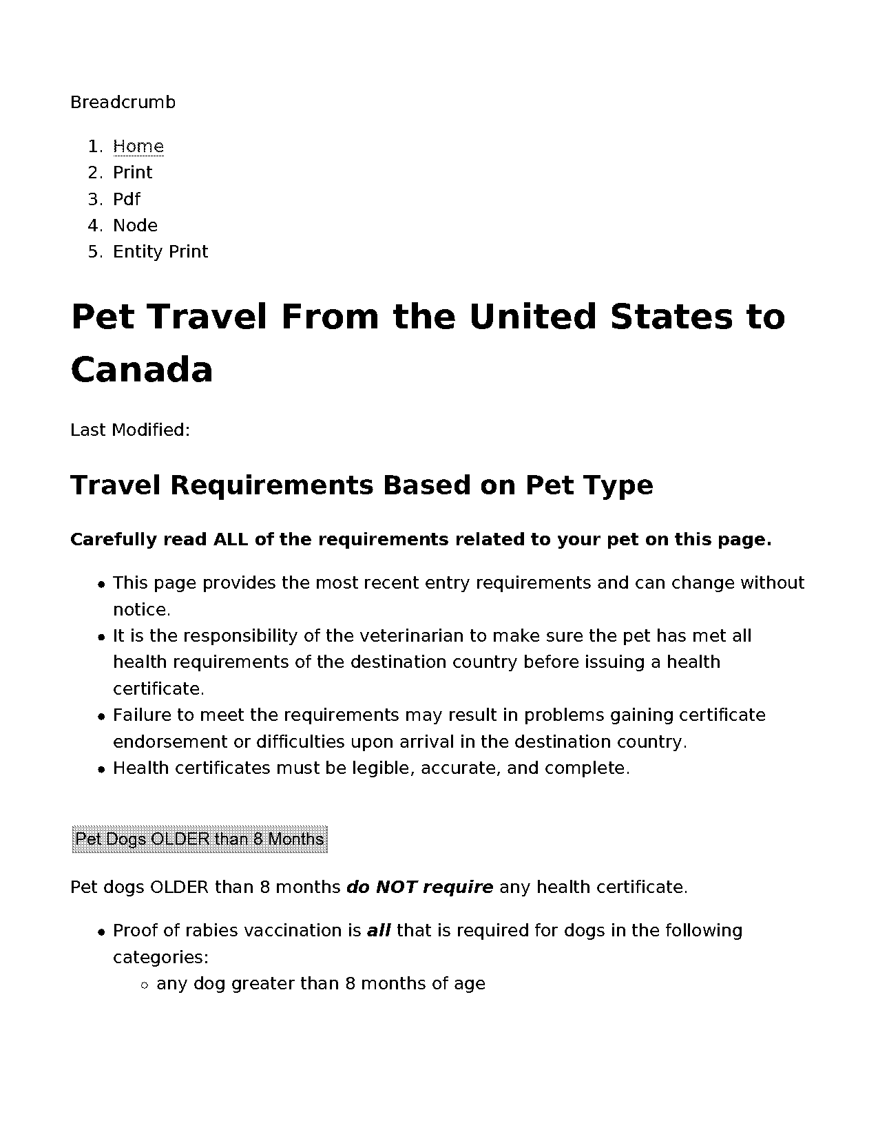 travel to canada vaccine requirements