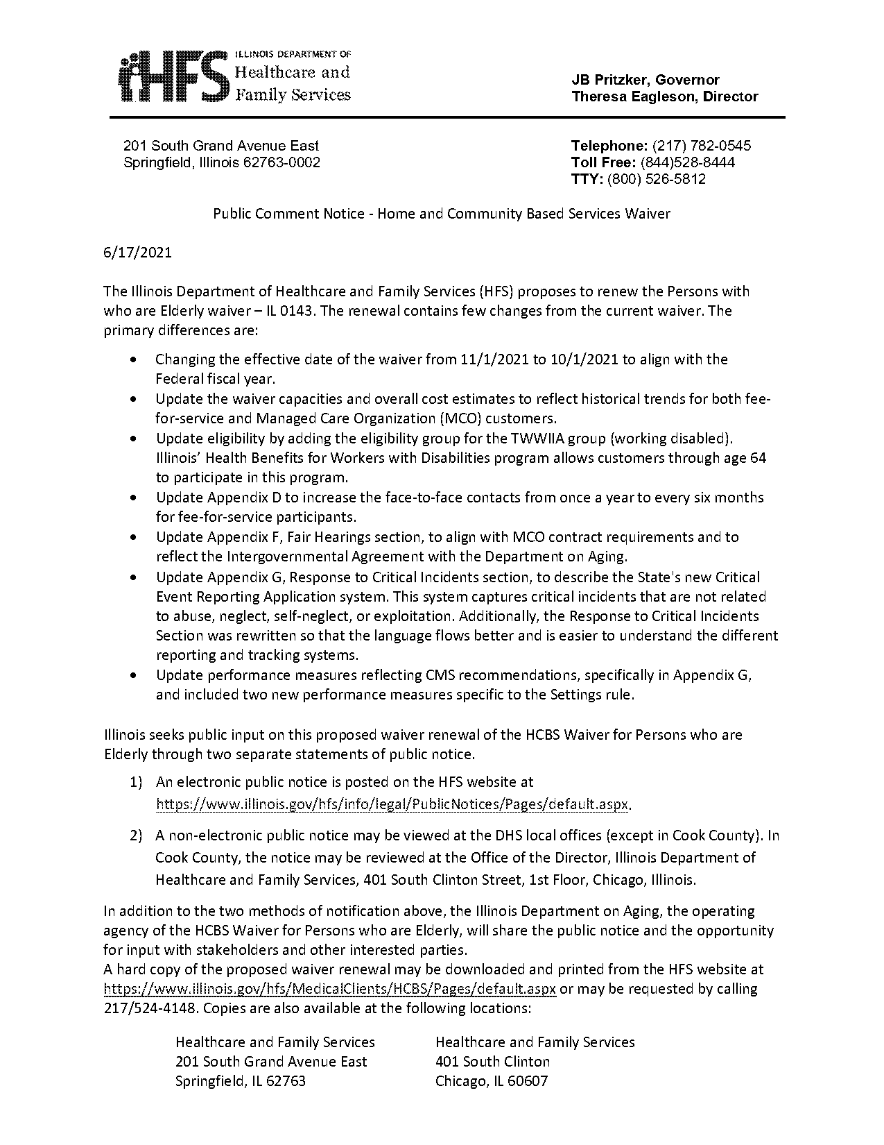 waiver of notice cook county