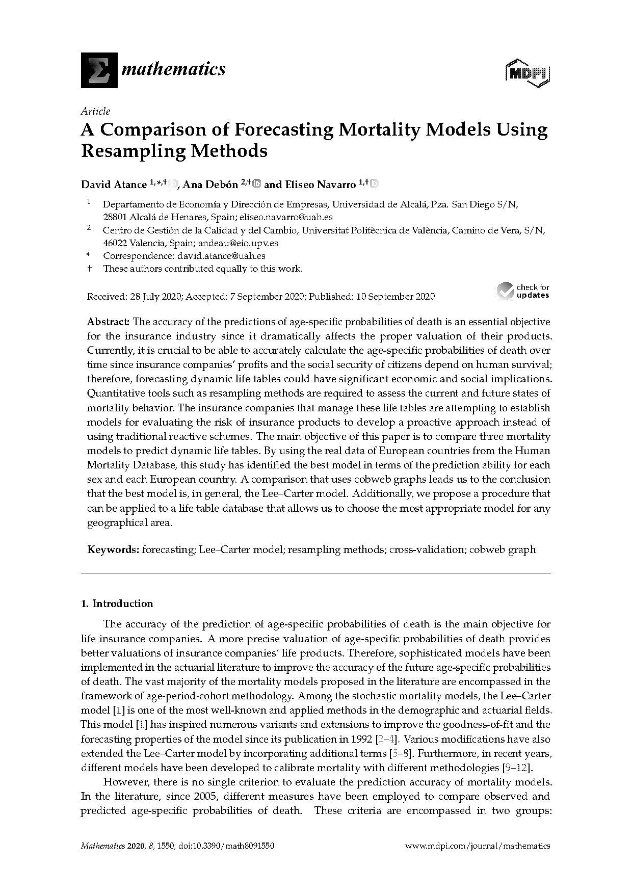 evaluation of fit of models with holdout method