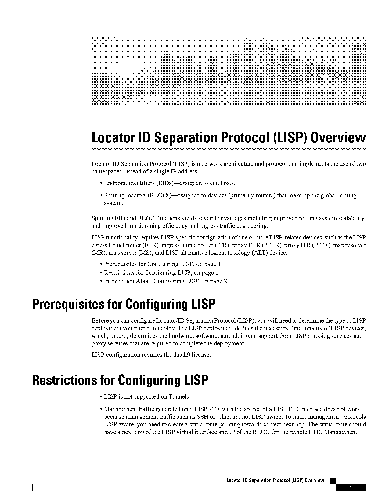 location id separation protocol