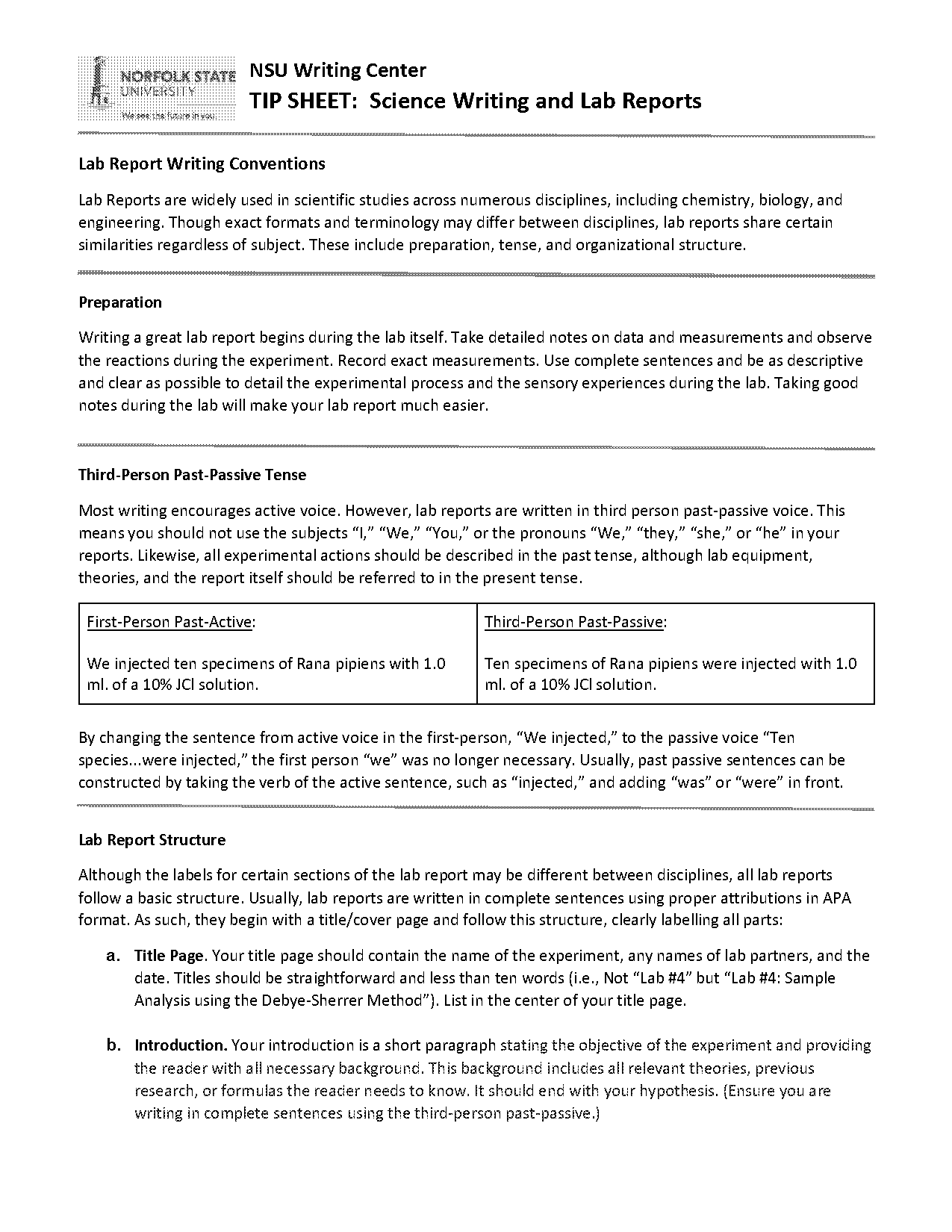 examples of chemistry conclusion lab report