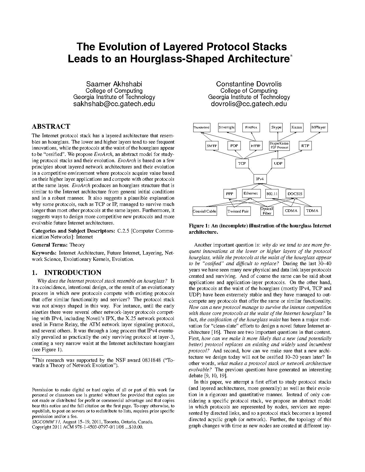 chart showing tcp and udp protocol stacks