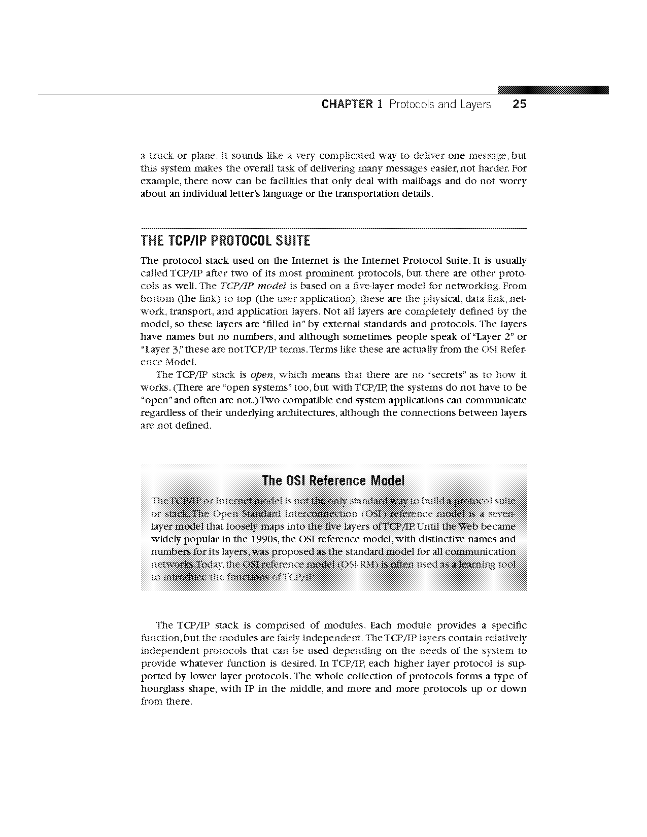 chart showing tcp and udp protocol stacks