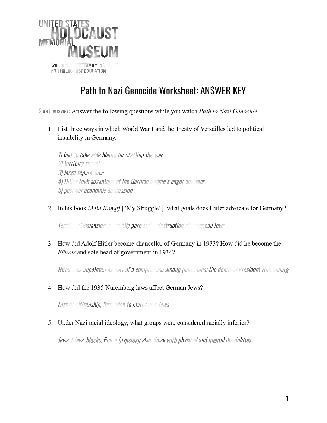 factors affecting solutions worksheet answer key