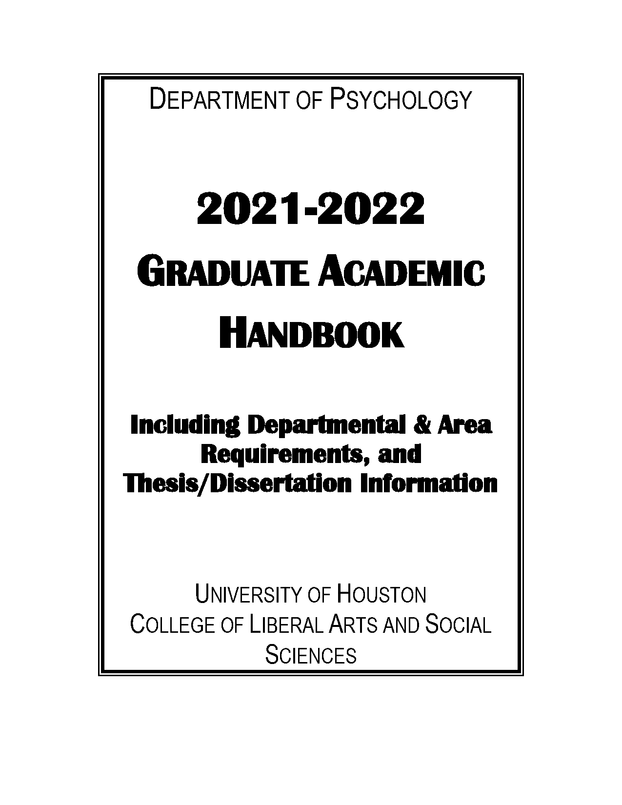 requirements for transferring to uh psychology major