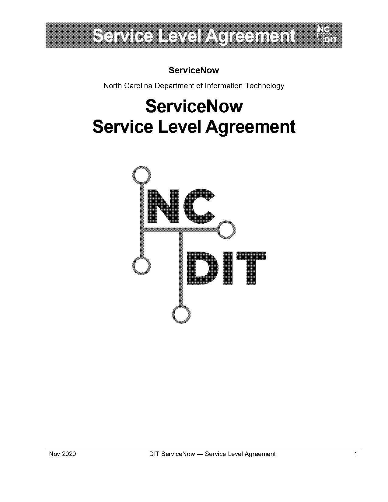 was ist service level agreement