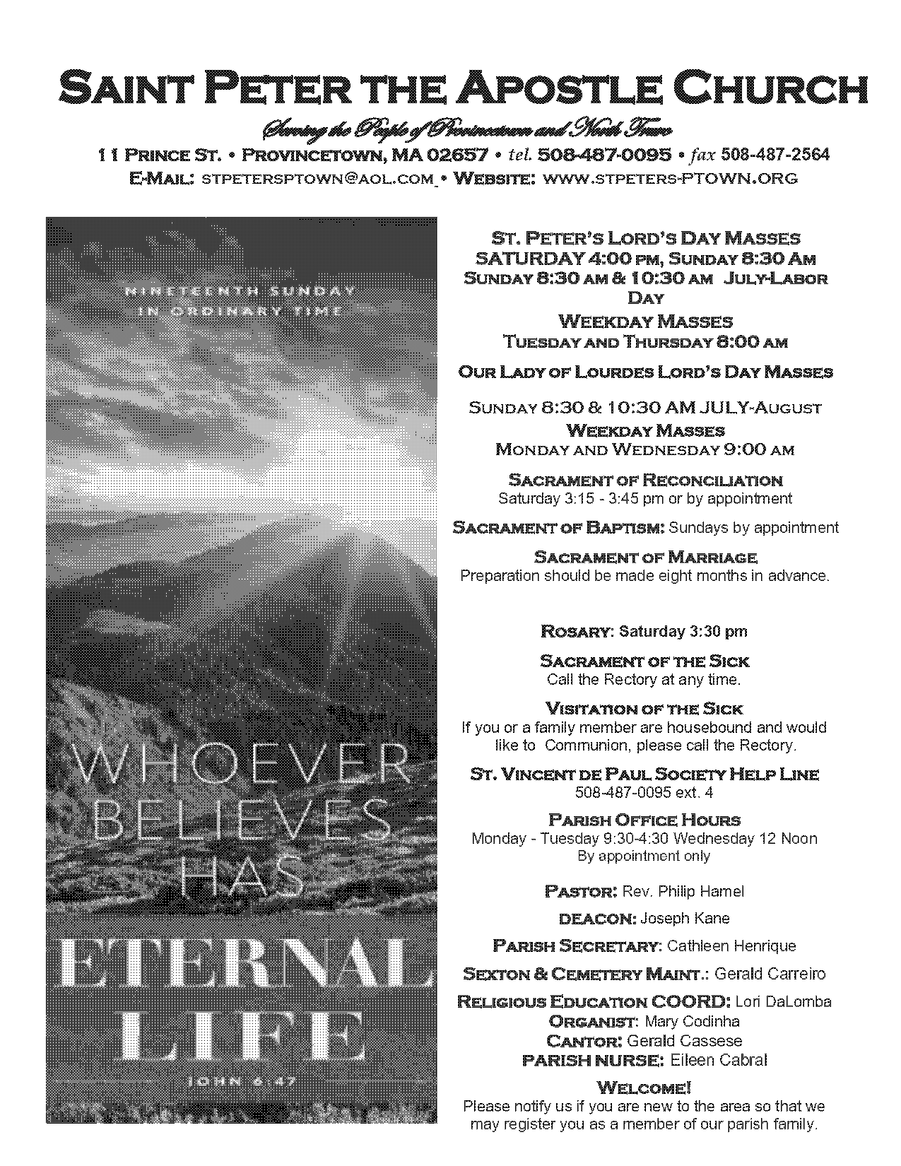 catholic church in portsmouth nh mass schedule