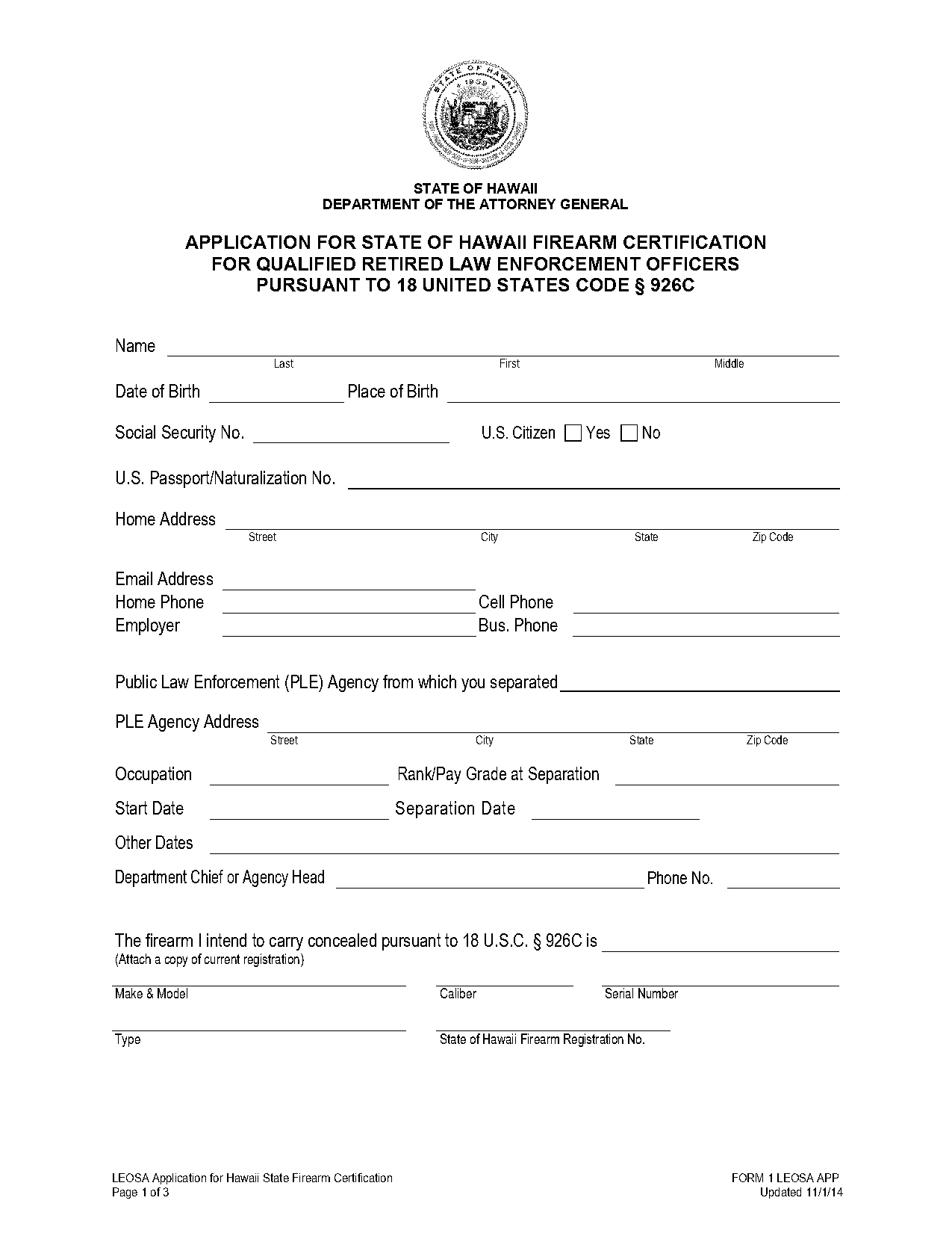 leosa policy by state