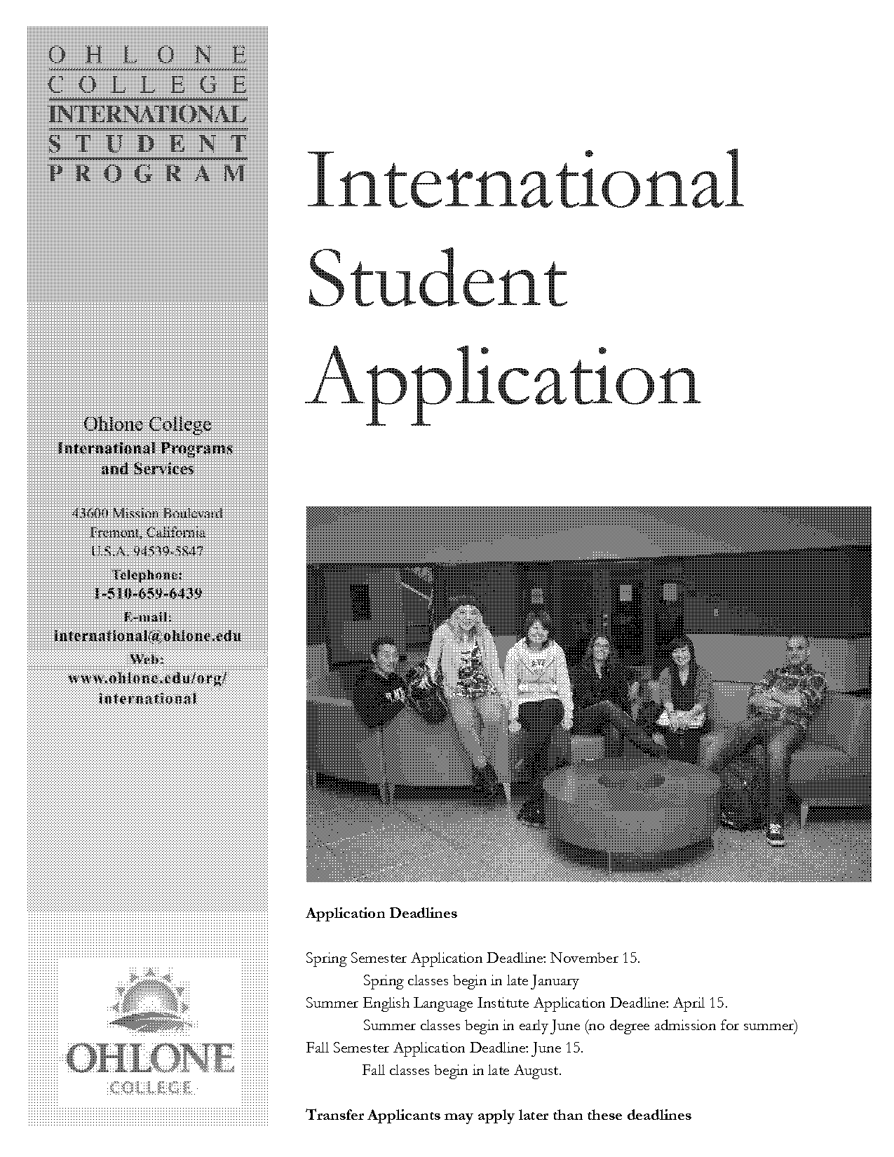 credit card application international student