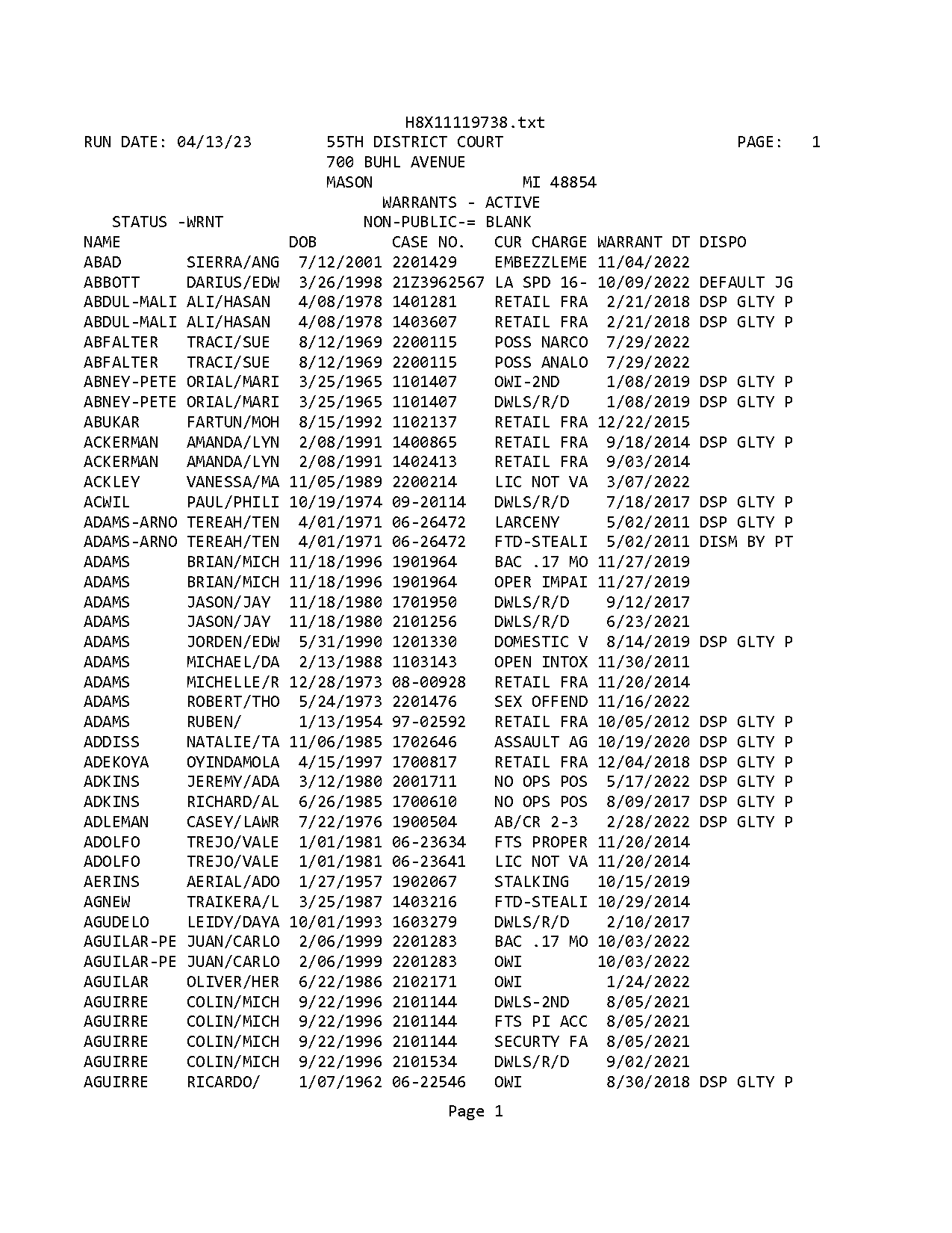 ian nolan nyc arrest record