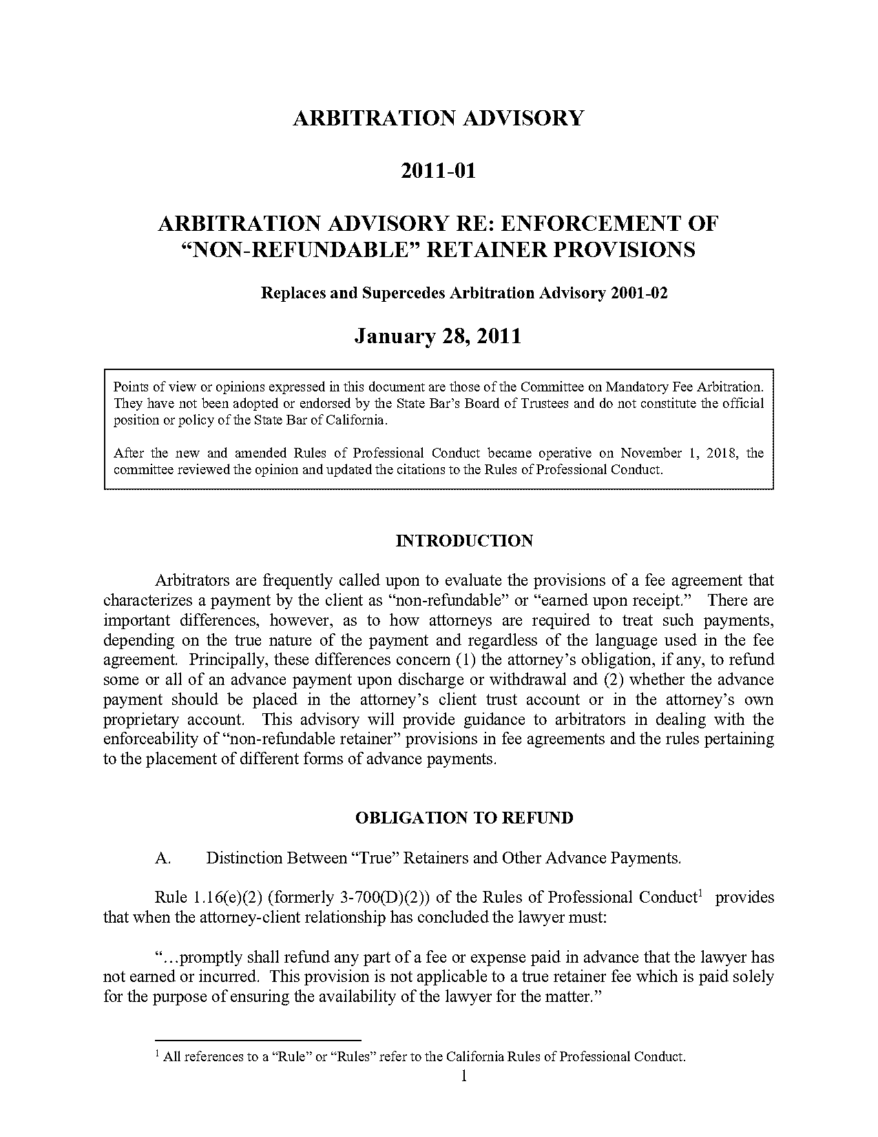 california attorney retainer receipt of payment form language