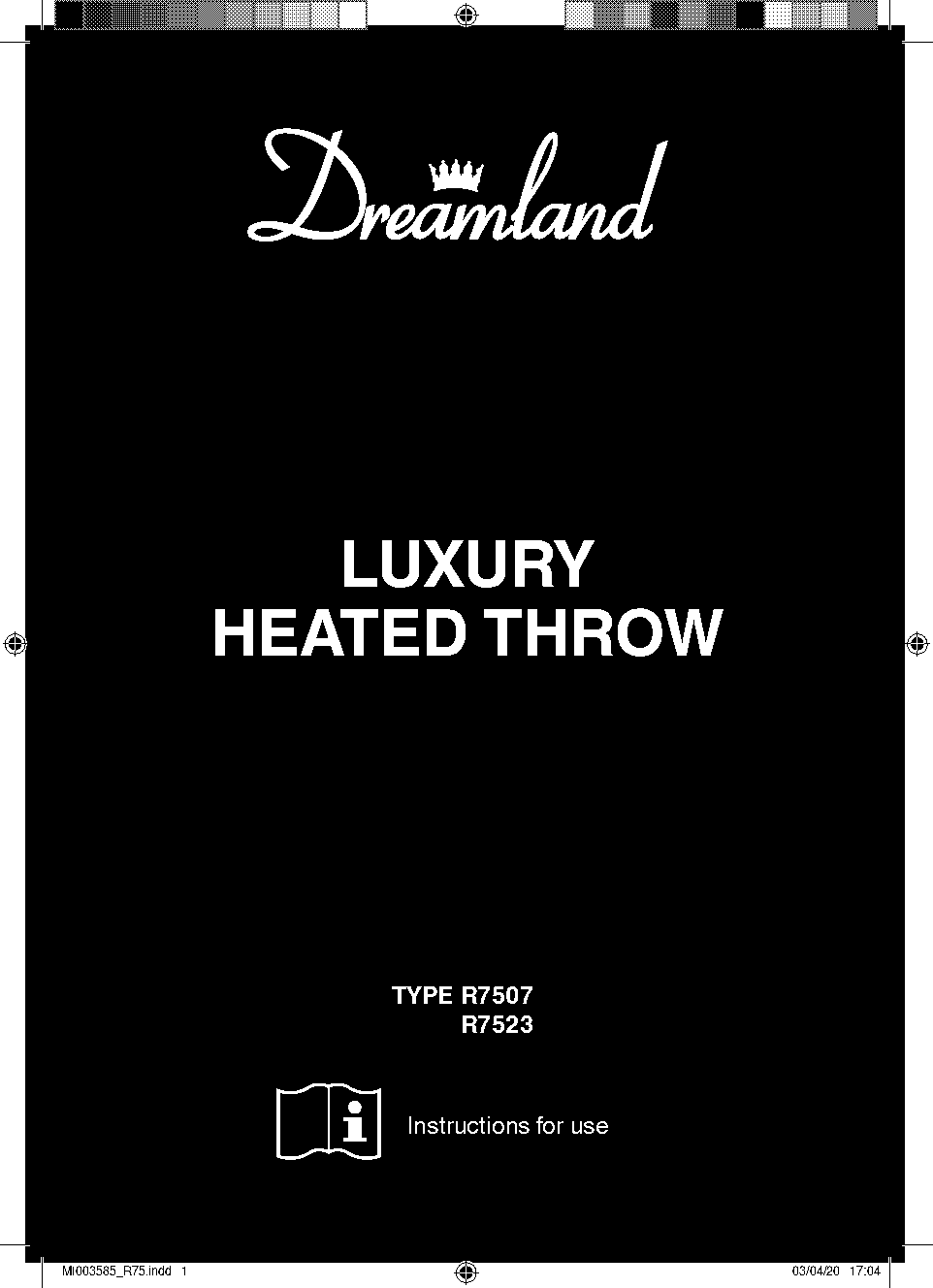 london luxury heated throw washing instructions