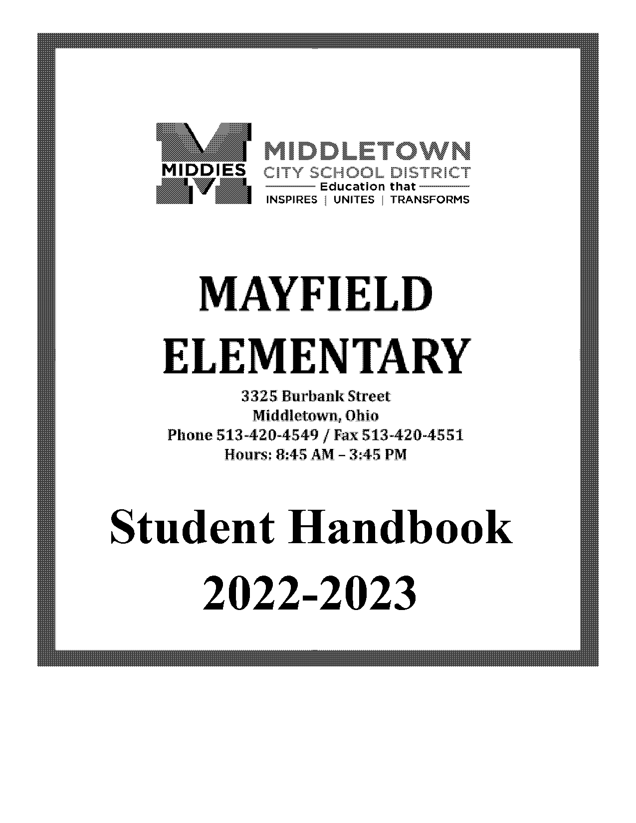 mayfield city school district mission statement