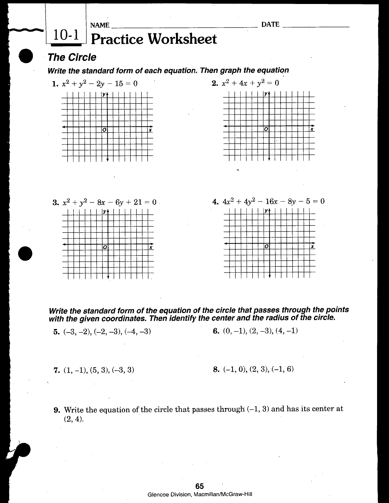 standard equation of ellipse to general form