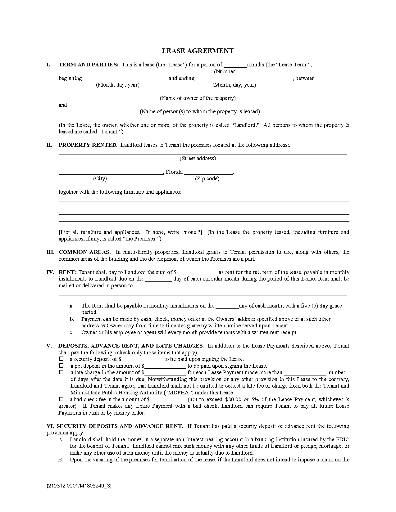 land lease agreement sample doc