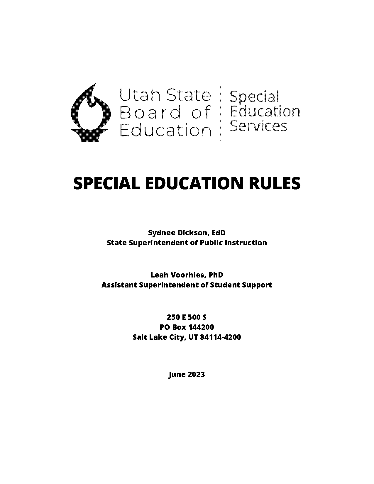 policies for education at state level