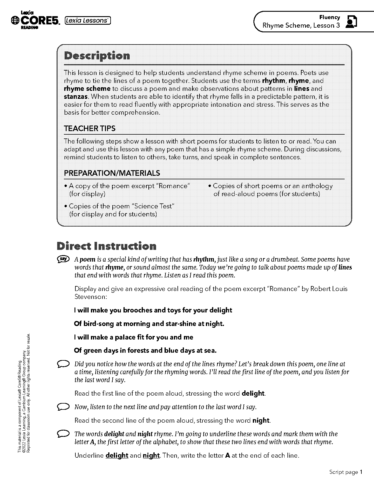 different rhyme schemes in poems