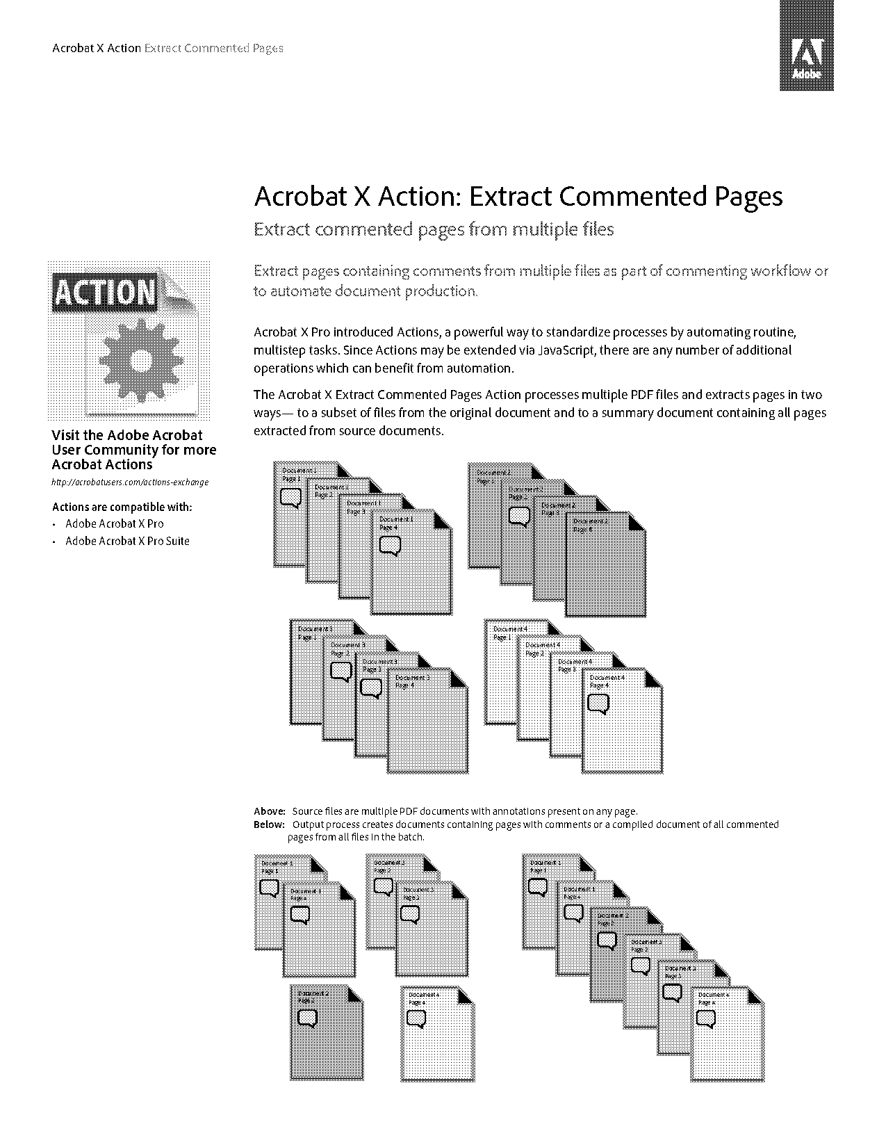 how to separate pages in document file