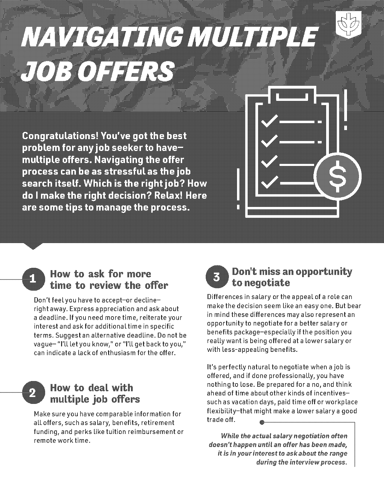 declining a job offer due to salary