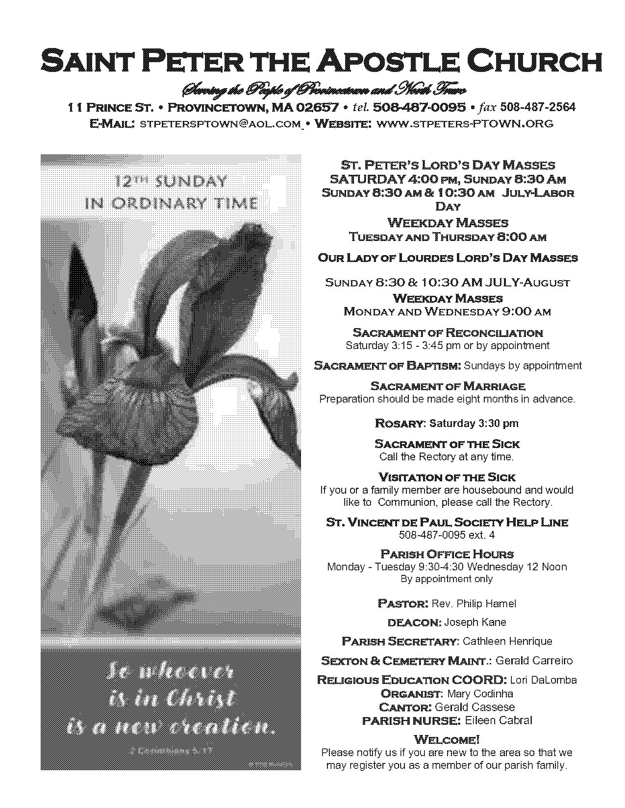 catholic church in portsmouth nh mass schedule