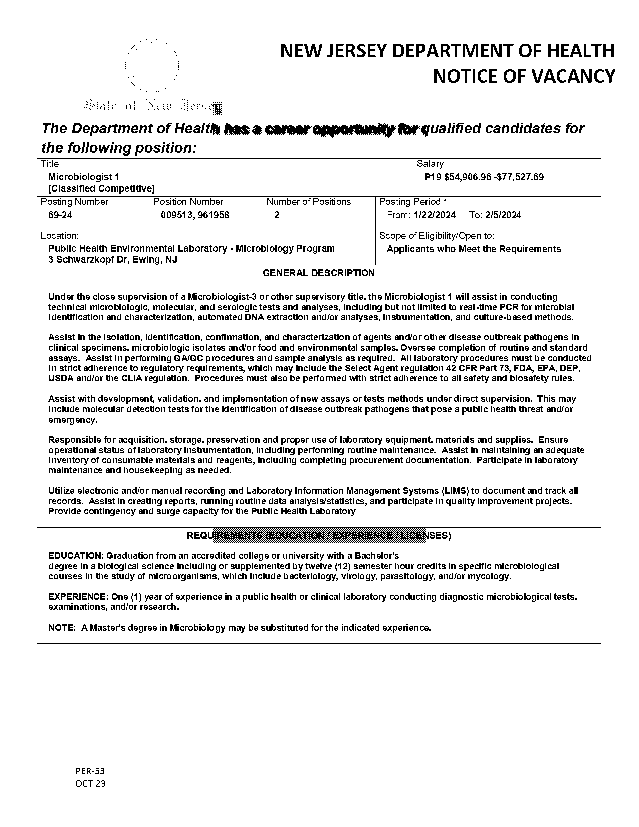 microbiologist cover letter for resume