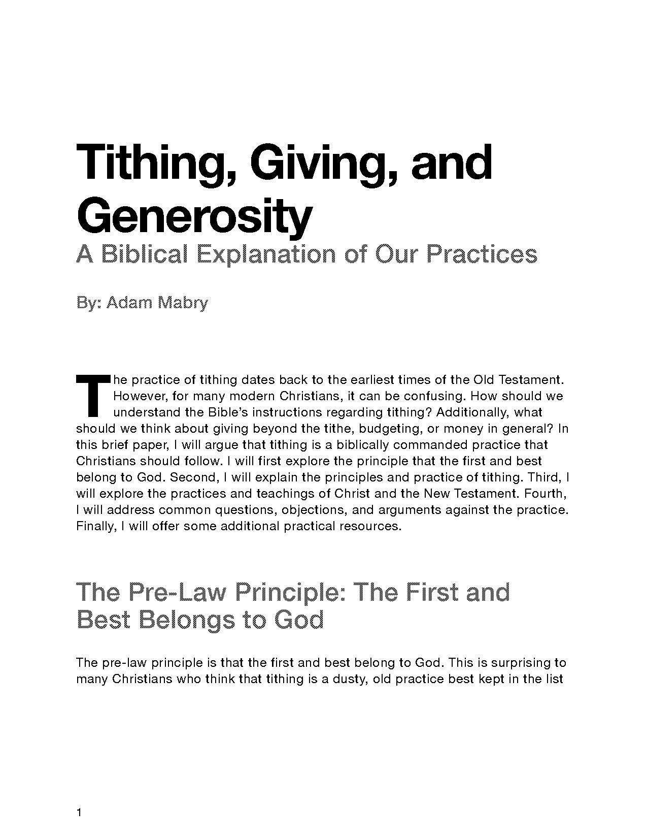 is there a new testament command about tithing