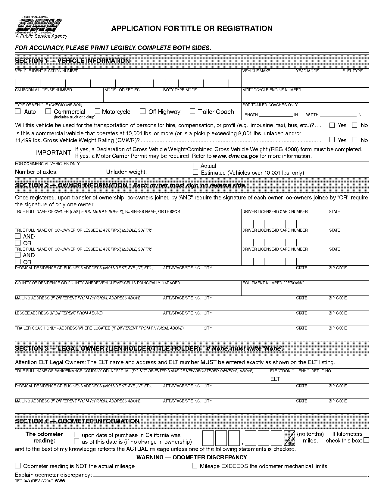 dmv california car registration renewal inspection