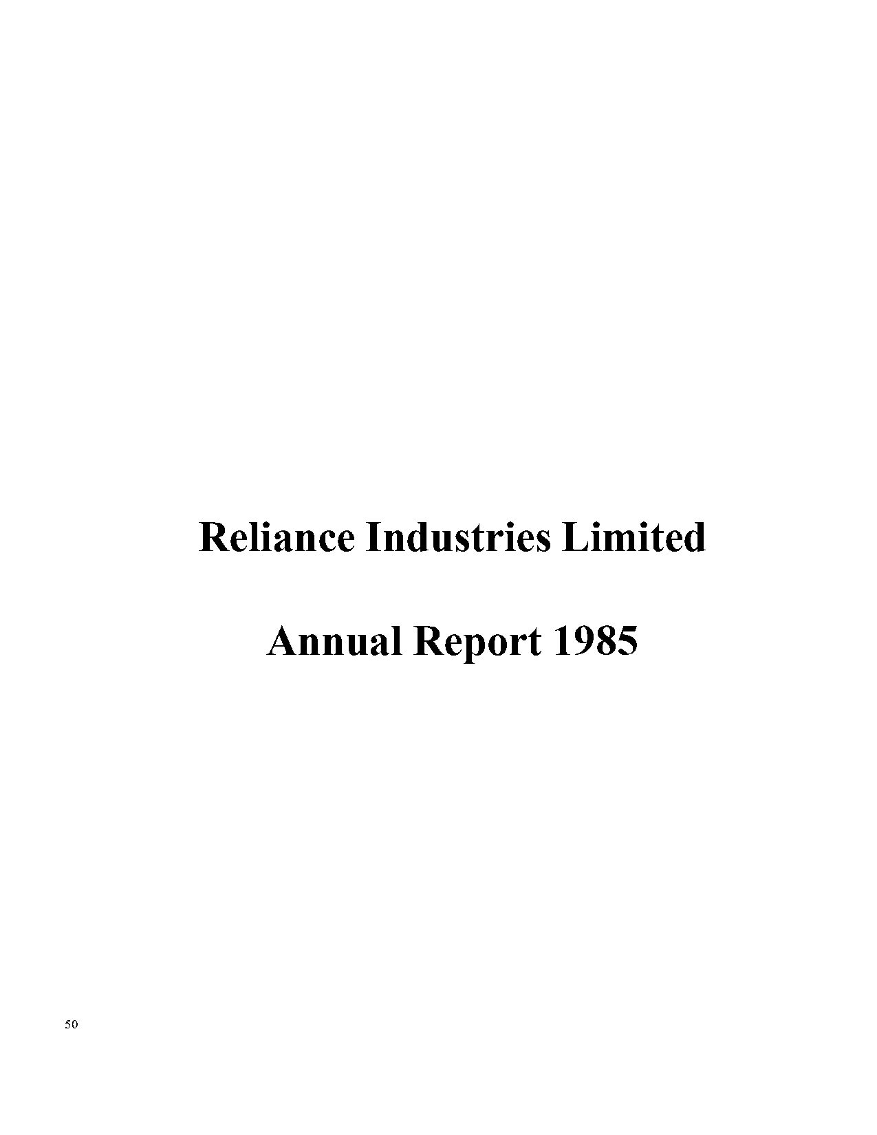 reliance industries limited financial report