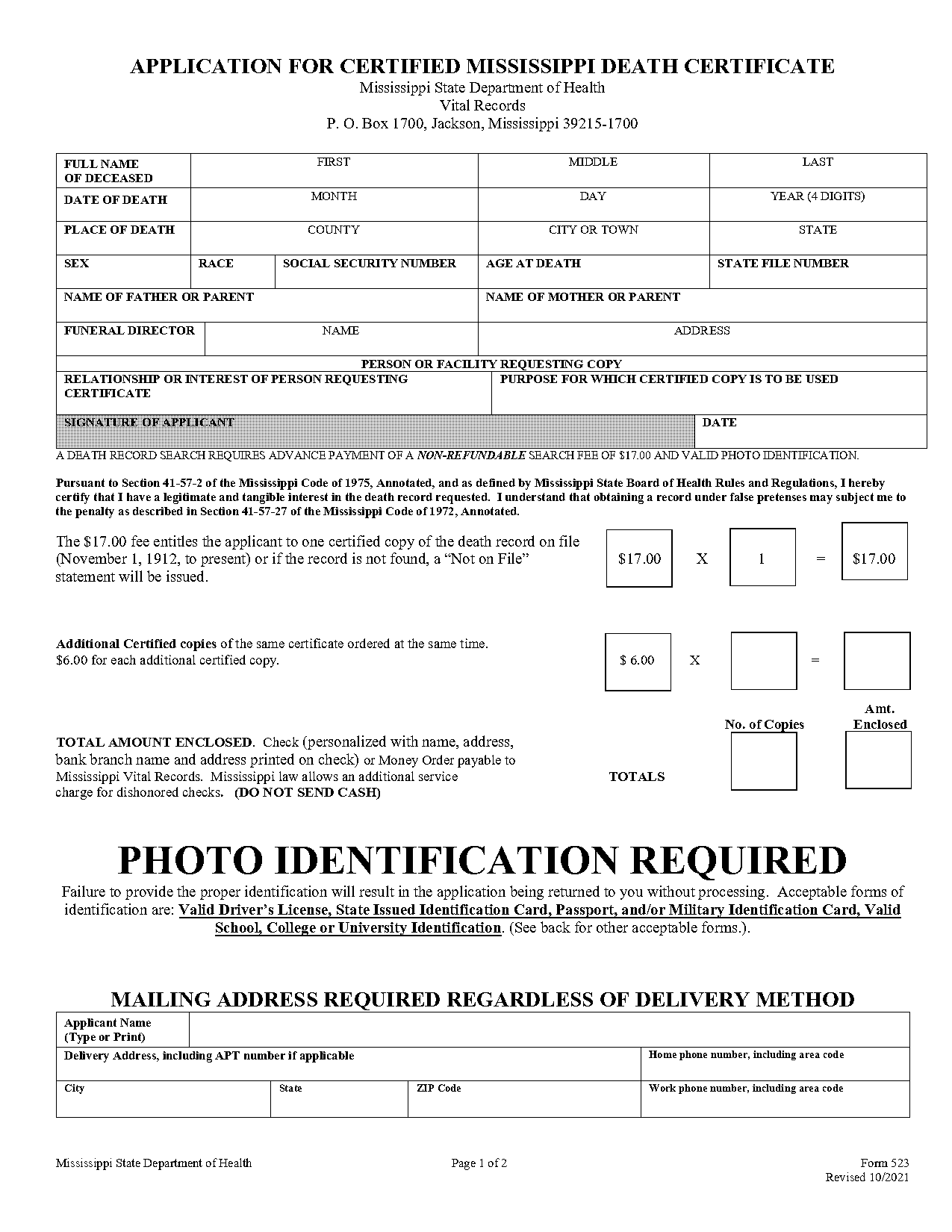 social security search death records