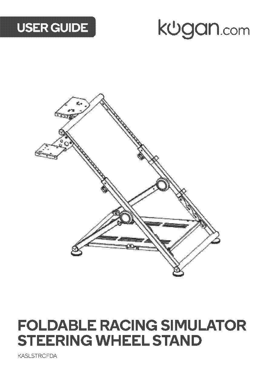 racing simulator stand folding assembly instructions