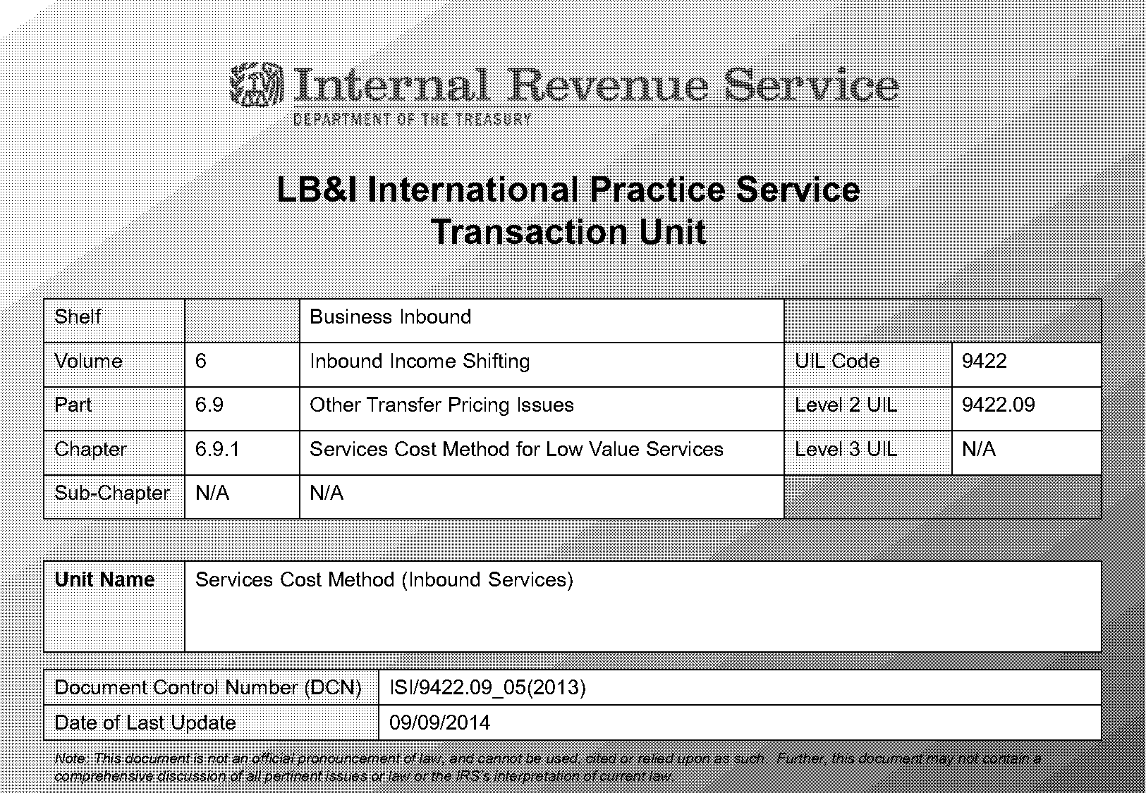 shared service agreements ssas