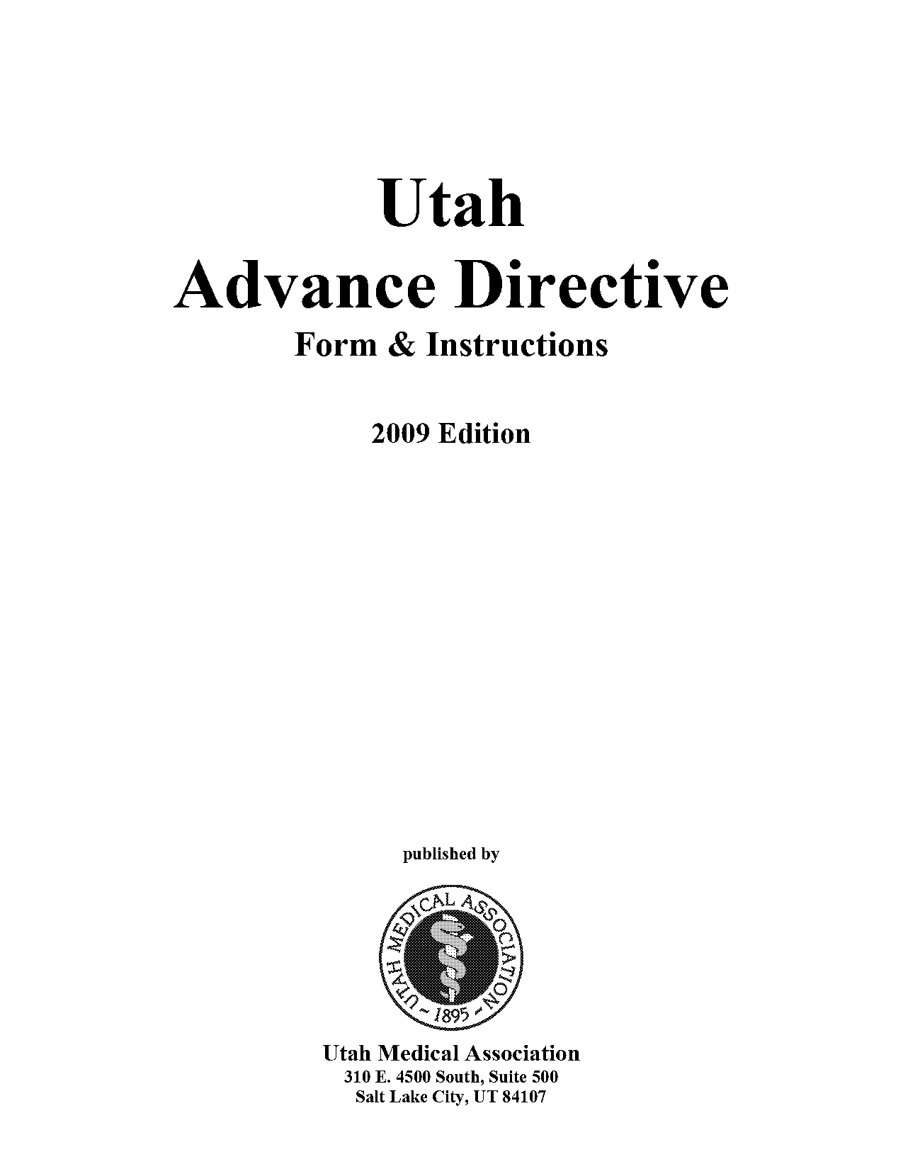 utah advanced health care directive