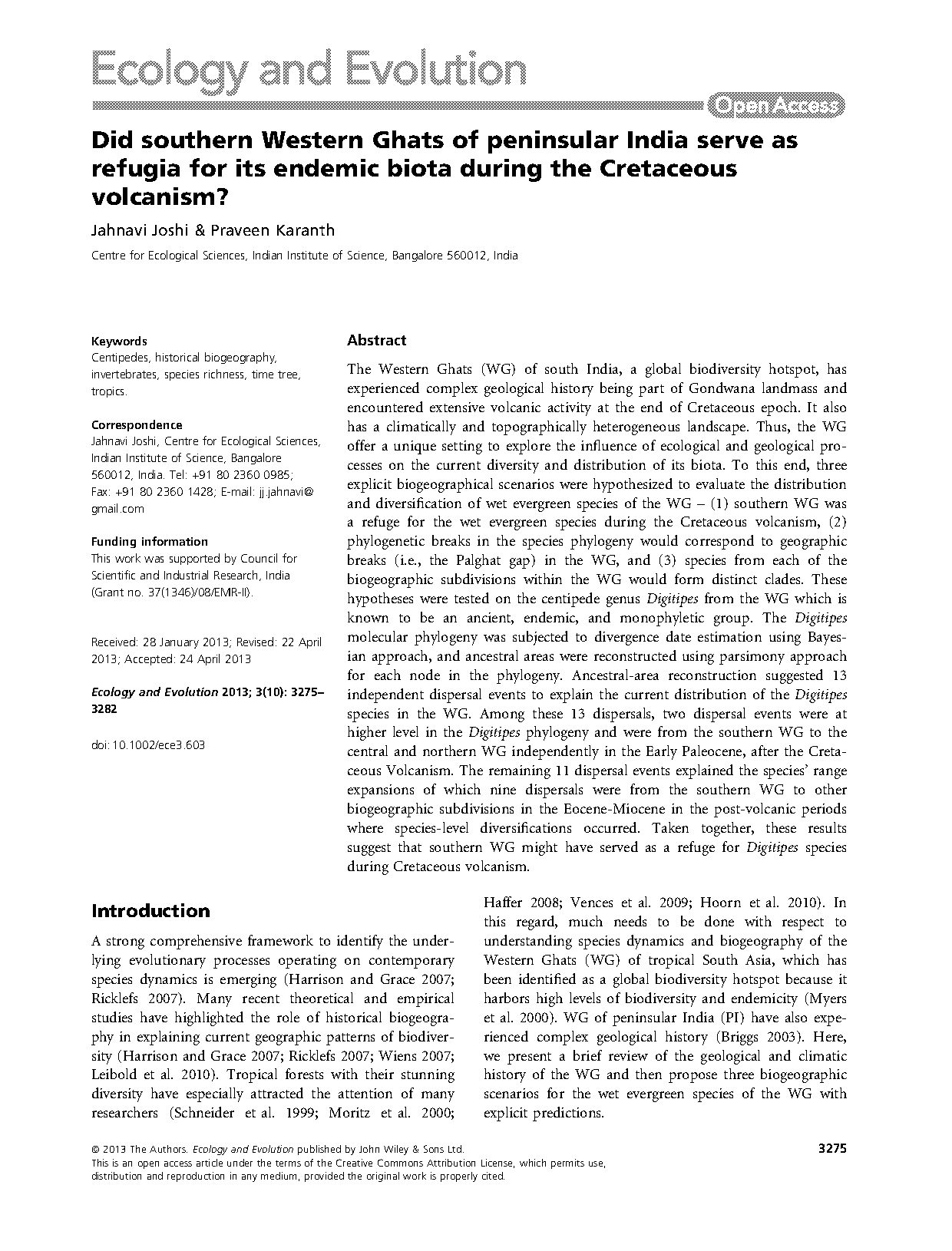 ecological hotspot present in india are