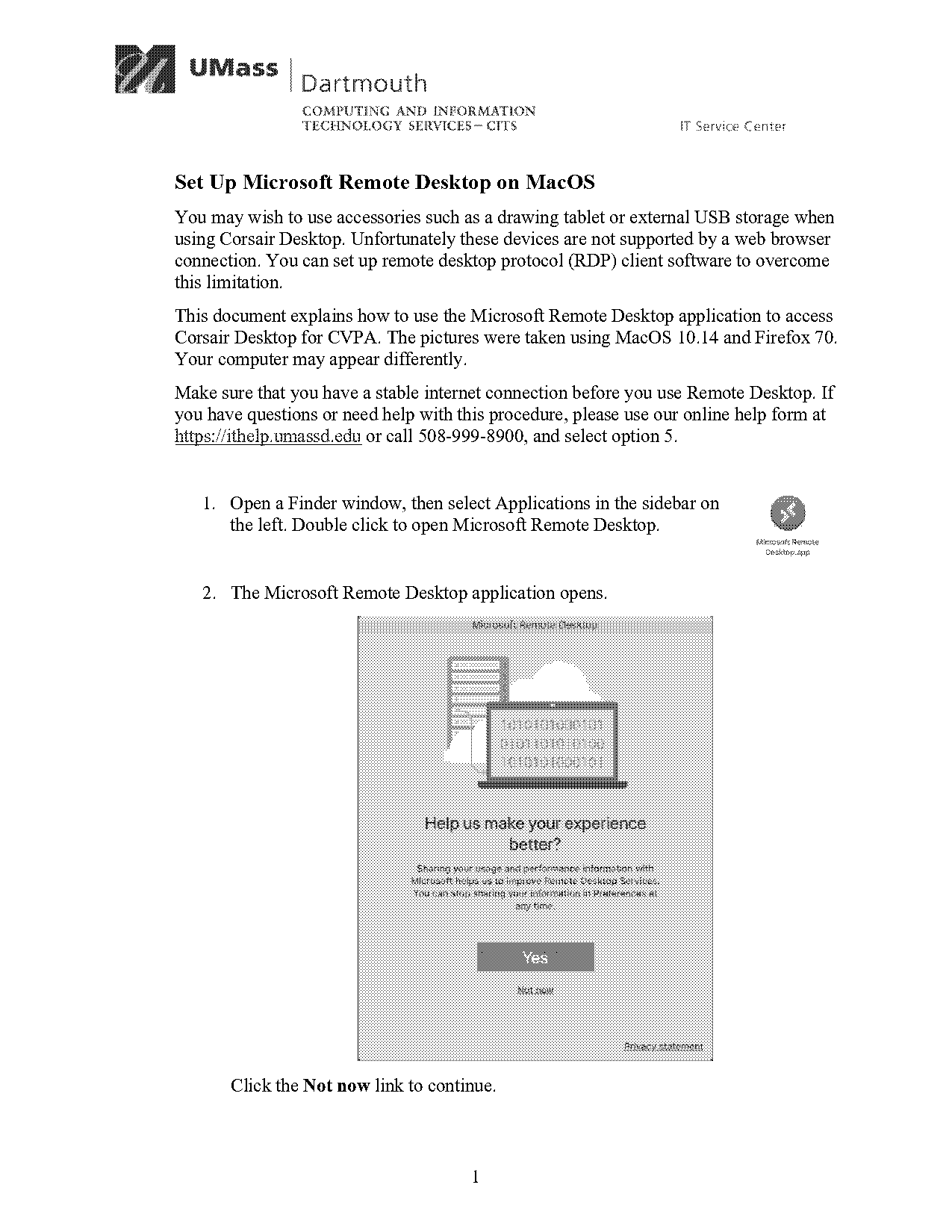 microsoft remote desktop instructions mac