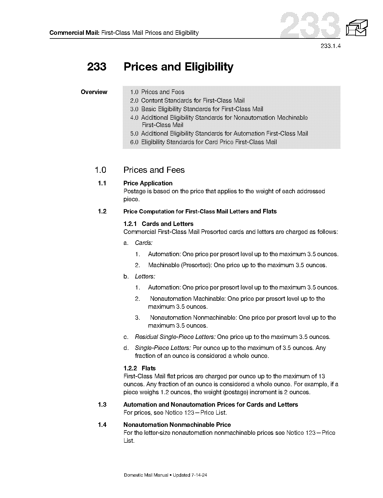 cost to ship a letter usps first class