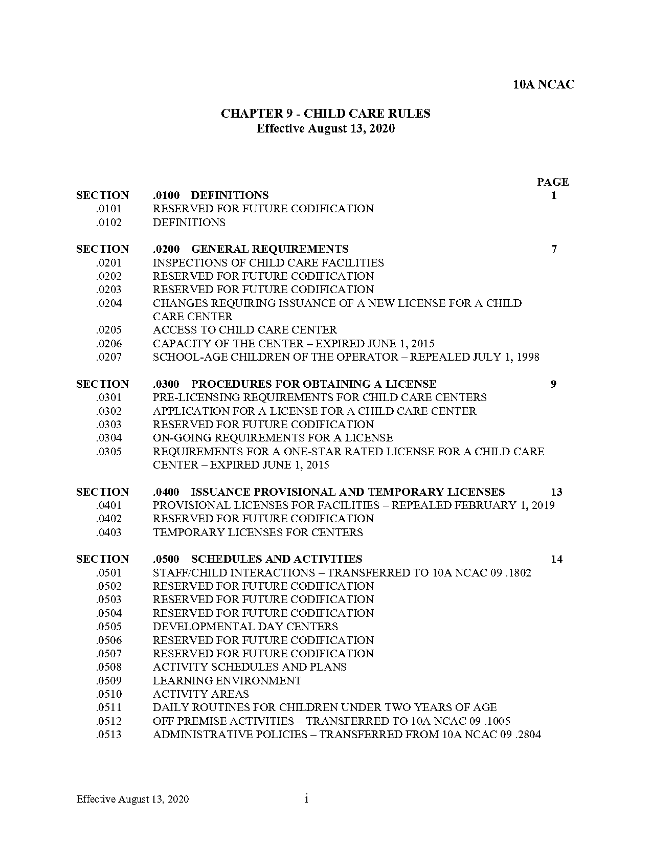 child care environment checklist by age group