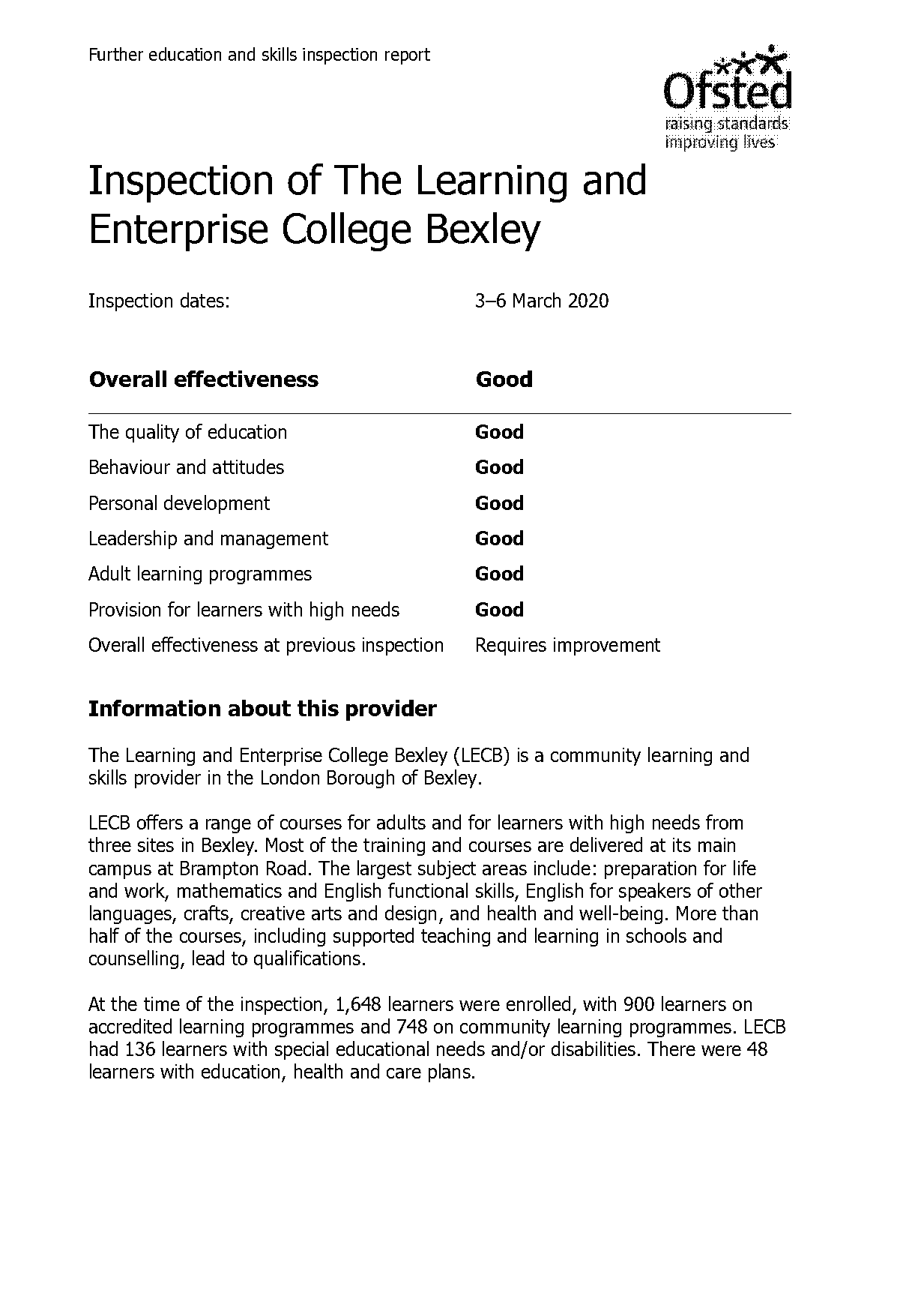 the learning and enterprise college bexley term dates